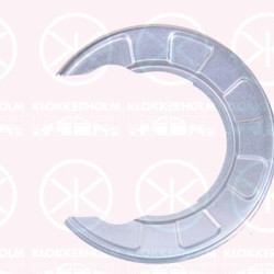 Splash Guard, brake disc, Diameter 1/Diameter 2 [mm]: 270/165, Repair Panel, Rear Axle Left, Rear Axle Right, Zinc-coated, 582511G300 (KIA), 582521G300 (KIA), 583101C810 (HYUNDAI), 584101C810 (HYUNDAI)