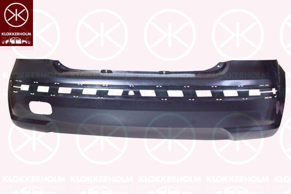 Bumper, Rear, black, 86611-1C110 (HYUNDAI)