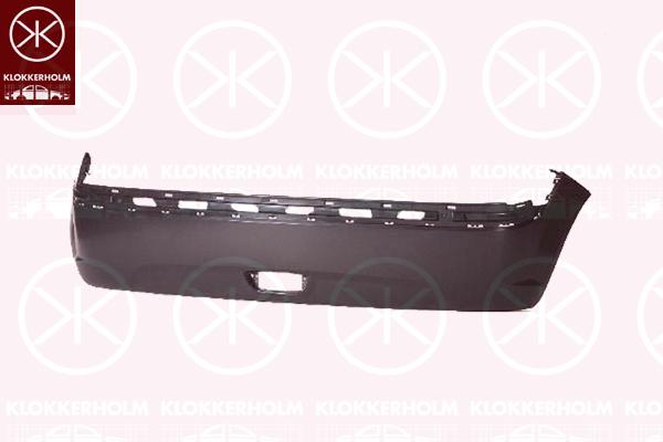 Bumper, Rear, black, 86611-1C310 (HYUNDAI)