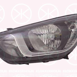 Headlight, H7/H7, with motor for headlamp levelling, Left, Illuminance [lx]: 17.5, 921014P500, 92101-1J510 (HYUNDAI), 92101-4P500 (HYUNDAI)