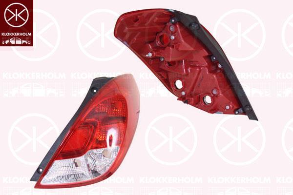 Tail Light Assembly, without bulb holder, Right, 92402-4P500 (HYUNDAI)