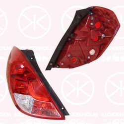 Tail Light Assembly, without bulb holder, Left, 92401-4P500 (HYUNDAI)