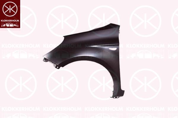 Wing, Right Front, with hole for direction indicator, 66321-1J000 (HYUNDAI)