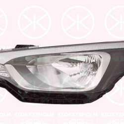 Headlight, Left, Illuminance [lx]: 17.5, H4, without motor for headlamp levelling, 92101C8000 (HYUNDAI), 92101-C8000 (HYUNDAI)