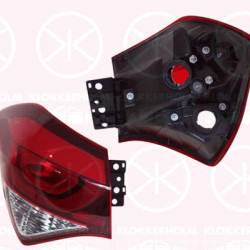 Tail Light Assembly, 5-drs, Left, without bulb holder, 92401-C8000 (HYUNDAI)