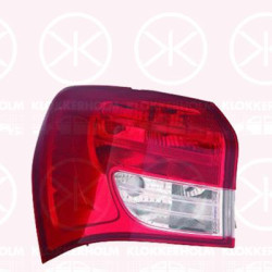 Tail Light Assembly, 5-drs, Right, without bulb holder, P21/5W, PY21W, 92402-1K000 (HYUNDAI), 92412-1K000 (HYUNDAI)