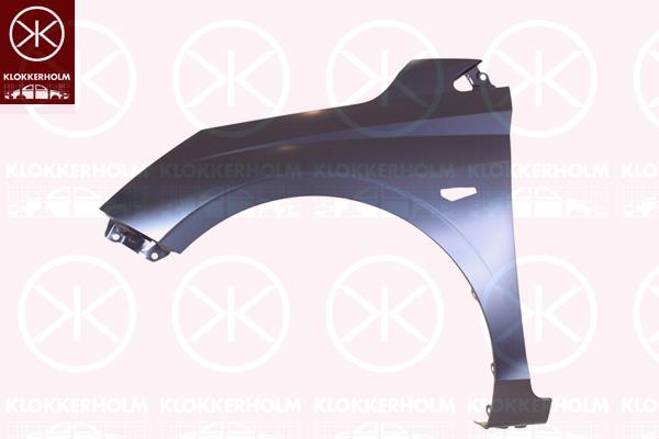 Wing, Right Front, with hole for direction indicator, 66321Q0000 (HYUNDAI)