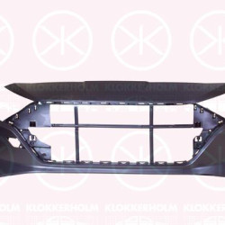 Bumper, Front, Smooth, black, 86511Q0000 (HYUNDAI)