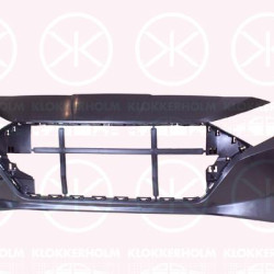 Bumper, Front, Smooth, black, with hole(s) for parking distance control, Number of bores: 2, 86511Q0010 (HYUNDAI)