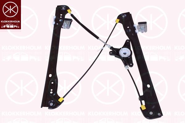 Window Regulator, 4-dr, OE-type, without electric motor, Electric, Left Front, Vehicle Production Country: Republic of Korea (South Korea), 82471-2L001 (HYUNDAI)