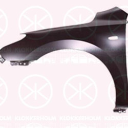 Wing, Right Front, with hole for direction indicator, Zinc-coated, Vehicle Production Country: Republic of Korea (South Korea), 66321-2L030 (HYUNDAI)