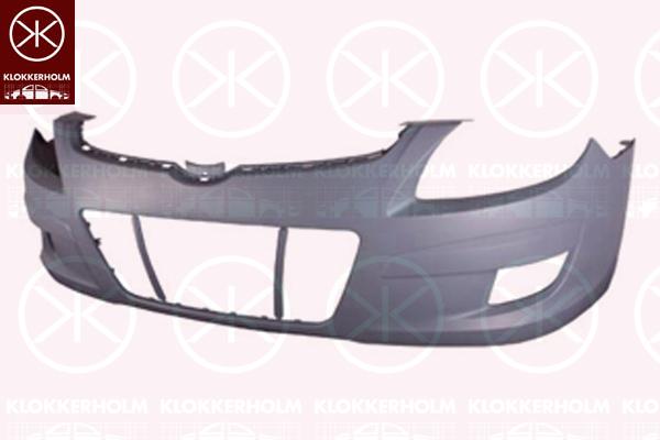 Bumper, Front, Smooth, black, Vehicle Production Country: Republic of Korea (South Korea), 86511-2L000 (HYUNDAI), 86511-2R000 (HYUNDAI)