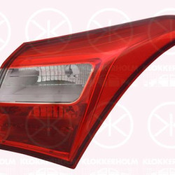 Tail Light Assembly, without bulb holder, Right, Outer section, 92402-A5020 (HYUNDAI), 92420-A5020 (HYUNDAI)