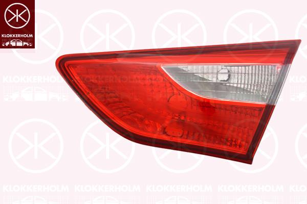 Tail Light Assembly, without bulb holder, Right, Inner Section, 92404-A5010 (HYUNDAI), 92440-A5010 (HYUNDAI)