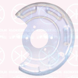 Splash Guard, brake disc, Rear Axle Left, Zinc-coated, 58390A6000 (KIA), 58390A6000 (HYUNDAI)