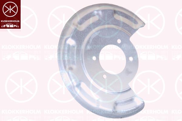 Splash Guard, brake disc, Rear Axle Right, Zinc-coated, 58390A6100 (KIA), 58390A6100 (HYUNDAI)