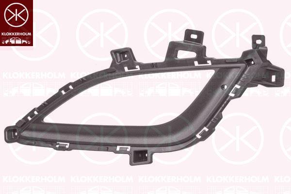 Ventilation Grilles, bumper, Right Front, with hole(s) for fog lights, 86564 A6030 (HYUNDAI)