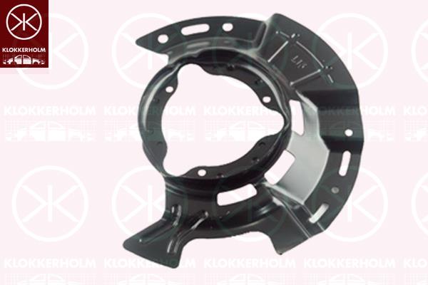 Splash Guard, brake disc, Front Axle Left, for brake disc diameter [mm]: 288, 51755G4000 (KIA), 51755G4000 (HYUNDAI)