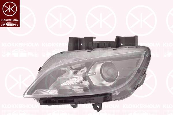 Headlight, Left, HB3, HB3, with motor for headlamp levelling, 92101J9500 (KIA), 92101J9500 (HYUNDAI), 92101-J9500 (KIA), 92101-J9500 (HYUNDAI)