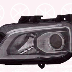 Headlight, Right, H7/H7, with motor for headlamp levelling, 92102J9000 (KIA), 92102J9000 (HYUNDAI), 92102-J9000 (KIA), 92102-J9000 (HYUNDAI)