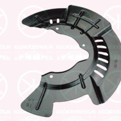 Splash Guard, brake disc, Front Axle Left, for brake disc diameter [mm]: 302, 51755J9100 (KIA), 51755J9100 (HYUNDAI)