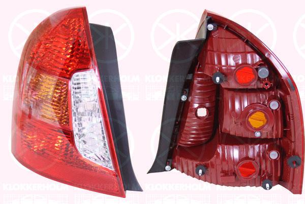 Tail Light Assembly, without bulb holder, Left, 92401-1E020 (HYUNDAI)