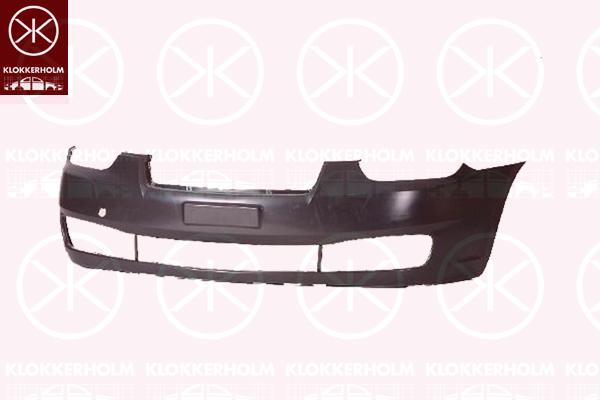 Bumper, Front, black, 86511-1E000 (HYUNDAI), 865111E001 (HYUNDAI)