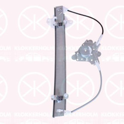 Window Regulator, 4-dr, OE-type, without electric motor, Electric, Left Front, 82403-22010 (HYUNDAI)