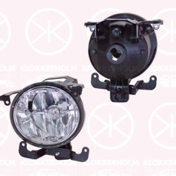 Front Fog Light, Left Front, HB3, round, without bulb holder, 8240125710 (HYUNDAI), 82401-25710 (HYUNDAI), 92201-25500 (HYUNDAI)