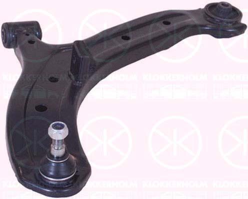 Control/Trailing Arm, wheel suspension, Front Axle Left, with bush, with ball joint, Control Arm, 54500-25000 (HYUNDAI)