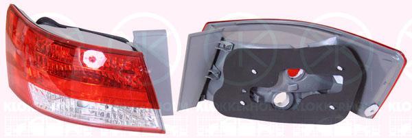 Tail Light Assembly, without bulb holder, Left, Outer section, 92401-3K000 (HYUNDAI), 92401-3K010 (HYUNDAI), 92401-3K030 (HYUNDAI)