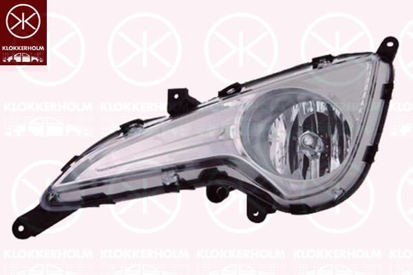 Front Fog Light, Left, H8, without bulb holder, 922013Z000 (HYUNDAI)