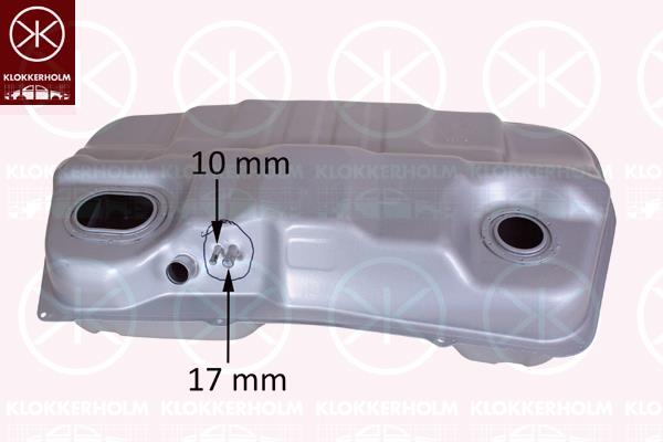 Fuel Tank, with gaskets/seals, Fuel Tank Capacity [l]: 58, 31150-2E300 (KIA)