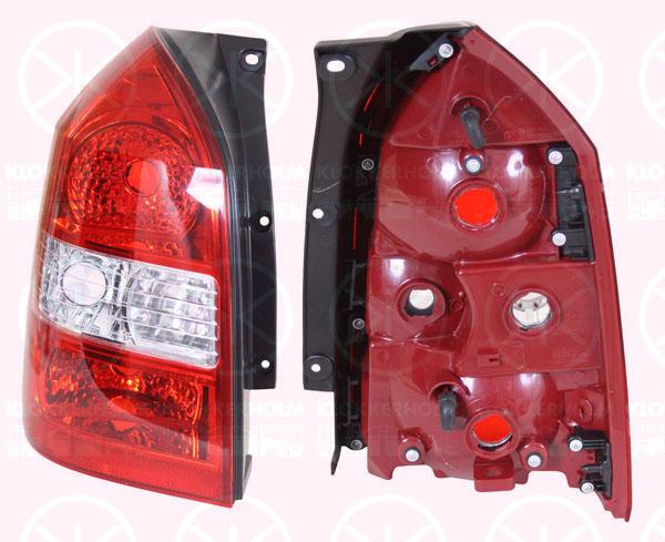 Tail Light Assembly, without bulb holder, Left, 92401-2E010 (HYUNDAI)