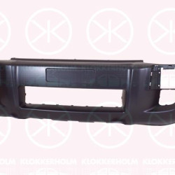 Bumper, Front, black, with hole(s) for fog lights, with holes for extensions, 86511-2E040 (HYUNDAI)