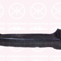 Bumper, w/primer, Rear, black, Exhaust System: with exhaust pipe, 86610-2E000 (HYUNDAI)