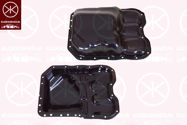 Oil Sump, Steel, 21510 25000 (HYUNDAI), 21510 25001 (KIA), 21510 25001 (HYUNDAI)