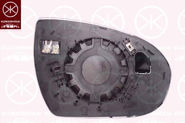 Mirror Glass, exterior mirror, Left, Heatable, Convex, 87611D7000 (HYUNDAI), 87611D7010 (HYUNDAI), 87611-D7010 (HYUNDAI)