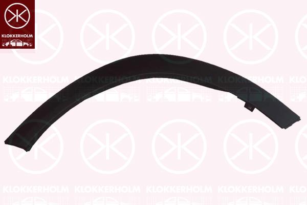 Flaring, wing, Plastic, Left Front, black, 87711D3000CA (HYUNDAI)