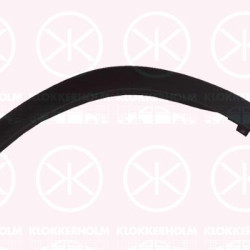 Flaring, wing, Plastic, Left Front, black, 87711D3000CA (HYUNDAI)