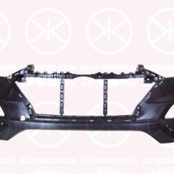 Bumper, Front, with hole(s) for washer nozzle, Vehicle Production Country: Czech Republic, Smooth, black, 86511D7510 (HYUNDAI)