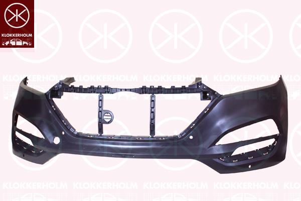 Bumper, Front, Smooth, black, 86540D7120 (HYUNDAI)