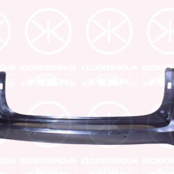 Bumper, Rear, with hole(s) for parking distance control, Vehicle Production Country: Czech Republic, Number of bores: 4, Smooth, black, 86640D7500 (HYUNDAI)