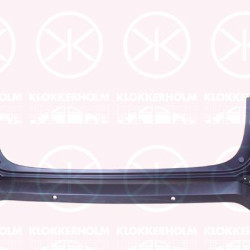 Bumper, w/primer, Rear, with hole(s) for parking distance control, Number of bores: 4, 86640-D3000 (HYUNDAI), 86640D7000 (HYUNDAI)