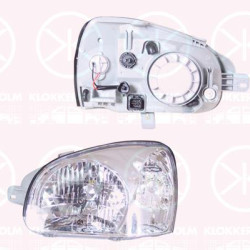 Headlight, H4, without motor for headlamp levelling, Left, Illuminance [lx]: 20, 92101-26025 (HYUNDAI)