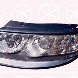 Headlight, H7/H7, without motor for headlamp levelling, Left, Illuminance [lx]: 25, 92101-2B020 (HYUNDAI), 92101-2B021 (HYUNDAI)