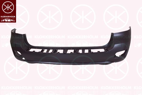 Bumper, w/primer, Rear, 86611-2B020 (HYUNDAI)