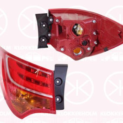 Tail Light Assembly, Right, LED, P21W, without bulb holder, 92402-2W130 (HYUNDAI), 924022W130 (HYUNDAI)