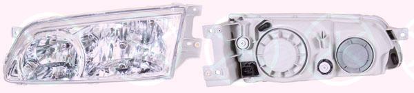 Headlight, H7/H1, for vehicles with headlight levelling, Depo, Right, Illuminance [lx]: 12.5, 92104-4A510 (HYUNDAI)