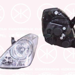 Headlight, H7/H1, without motor for headlamp levelling, Left, Illuminance [lx]: 37.5, 92101-4H020 (HYUNDAI)